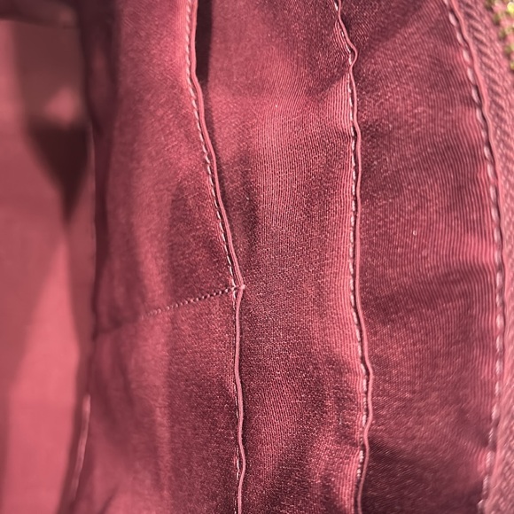 Coach Burgundy and Pink Leather Bag - Picture 9 of 11